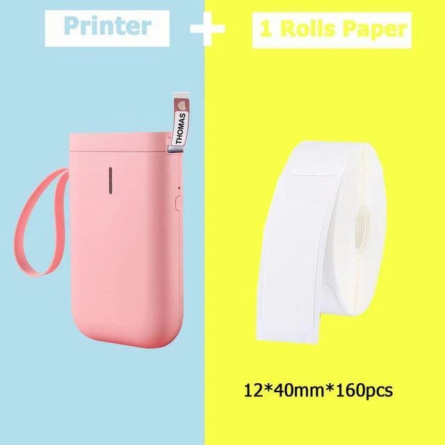 Label Printer Portable Wireless Bluetooth Inkless Thermal Printing