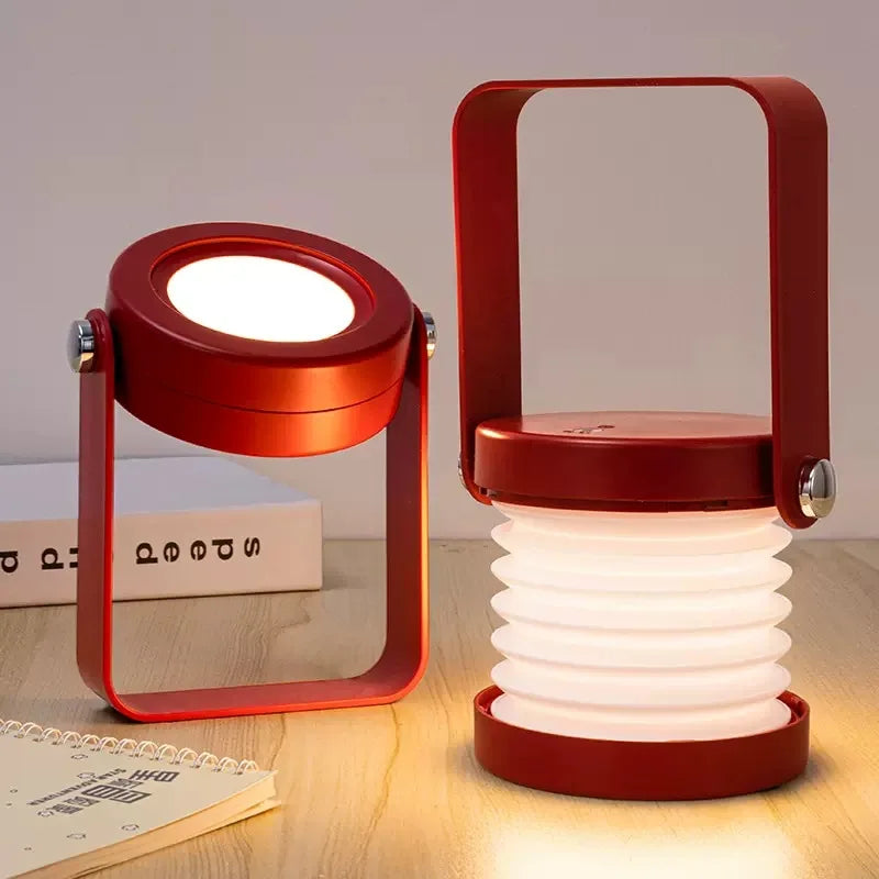 Lantern Fold-Flat USB Rechargeable & Adjustable Brightness