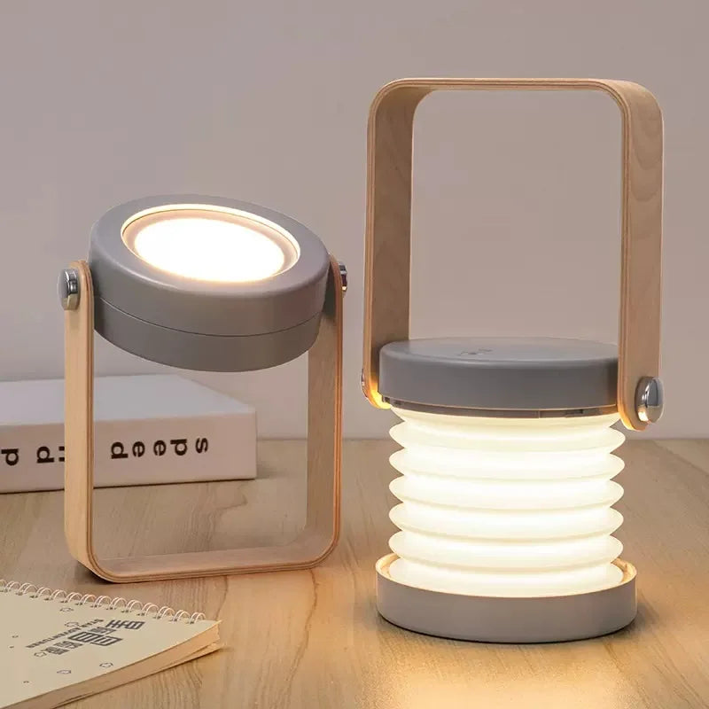 Lantern Fold-Flat USB Rechargeable & Adjustable Brightness