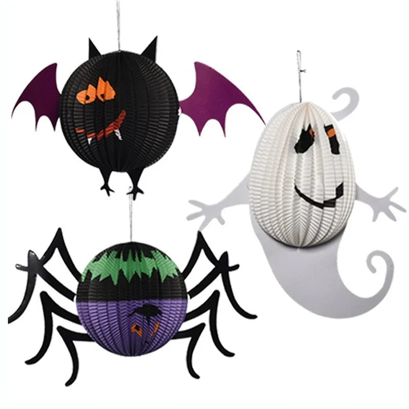 Lantern Smiling Ghost Design Lightweight Indoor & Outdoor