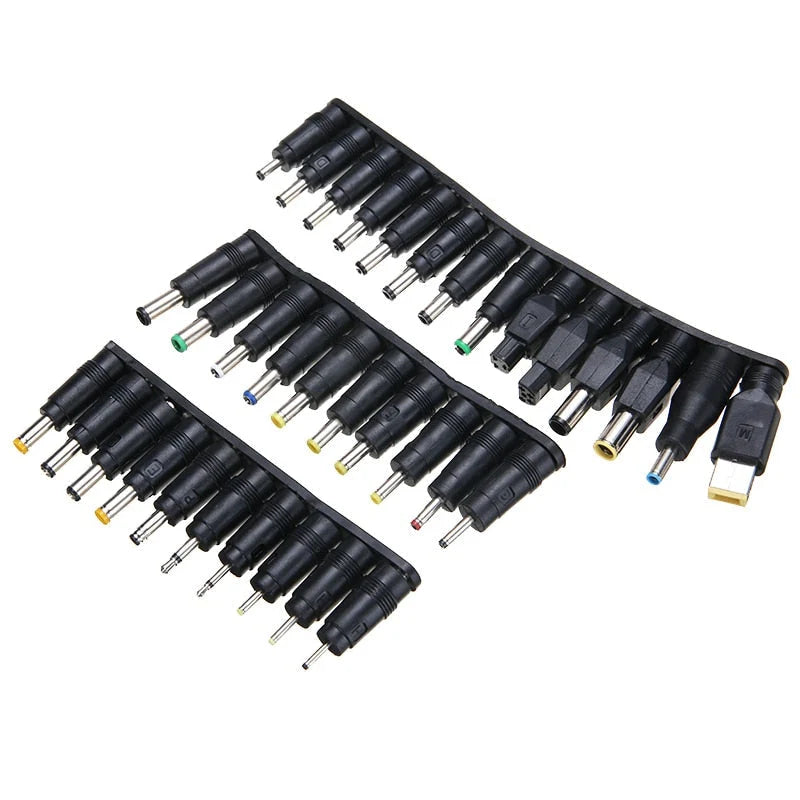Laptop Charger Adapter 16 Interchangeable Tips Lightweight & Portable