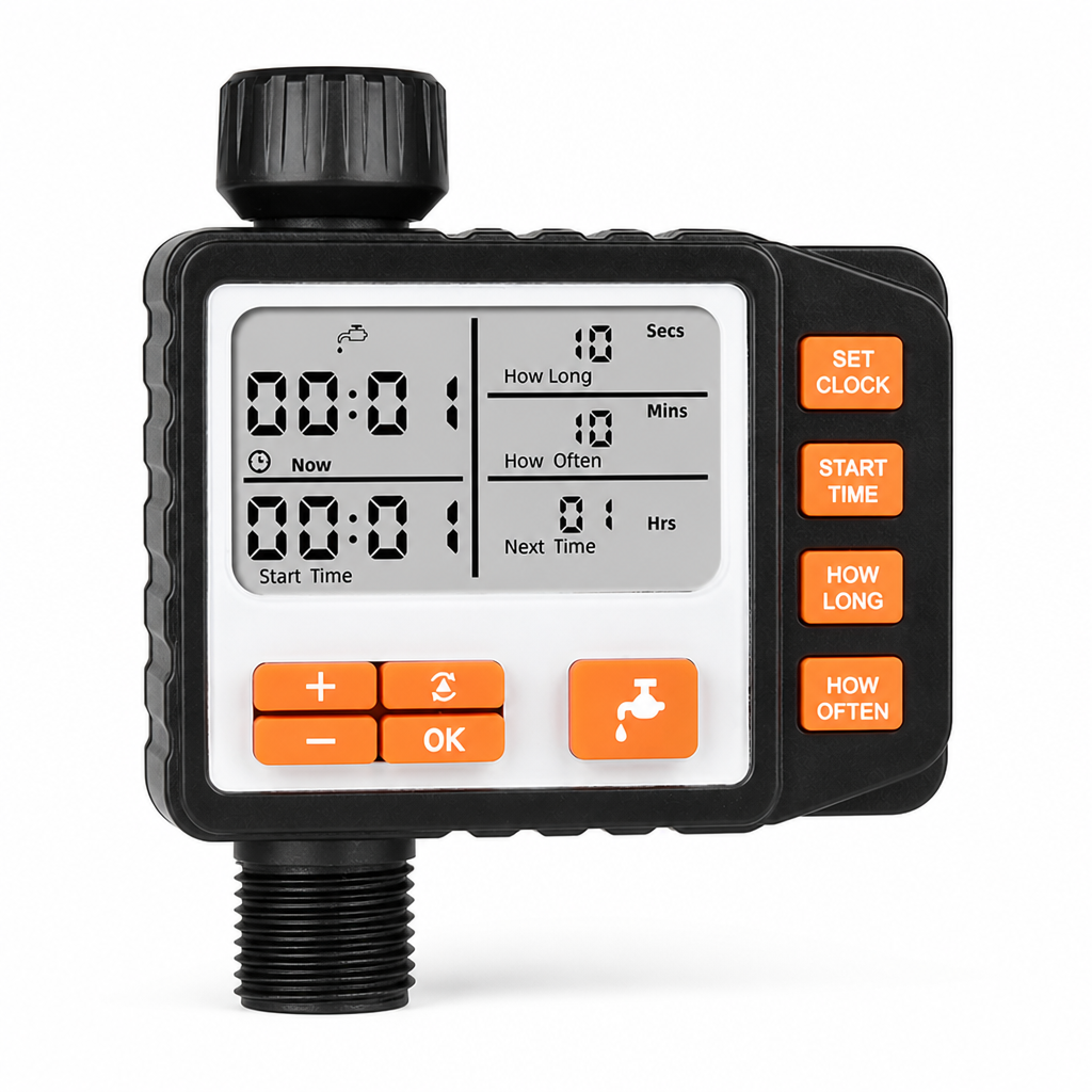 Large Backlit LCD Programmable Garden Hose Timer