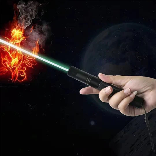 Laser Pointer High-Visibility Beam Aluminum Alloy Battery-Free
