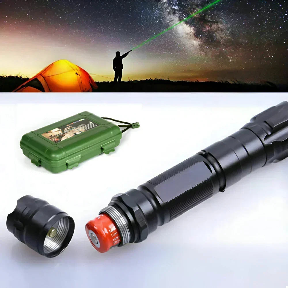 Laser Pointer Long-Range Green Beam Rechargeable FAN?