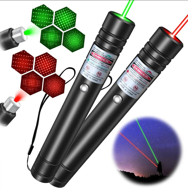 Laser Pointer Long-Range Starry & Focused USB Rechargeable