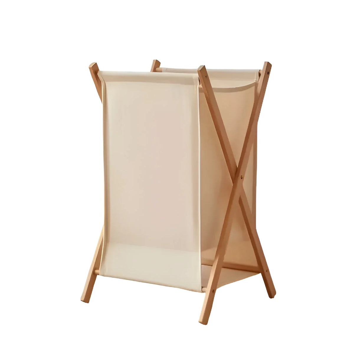 Laundry Basket Foldable Solid Wood Ventilated