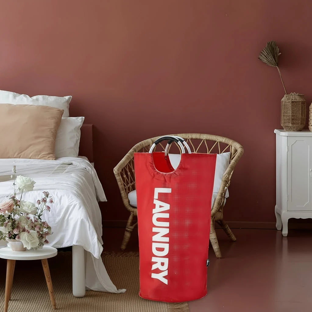 Laundry Hamper Large Foldable Waterproof Lining Reinforced Handles