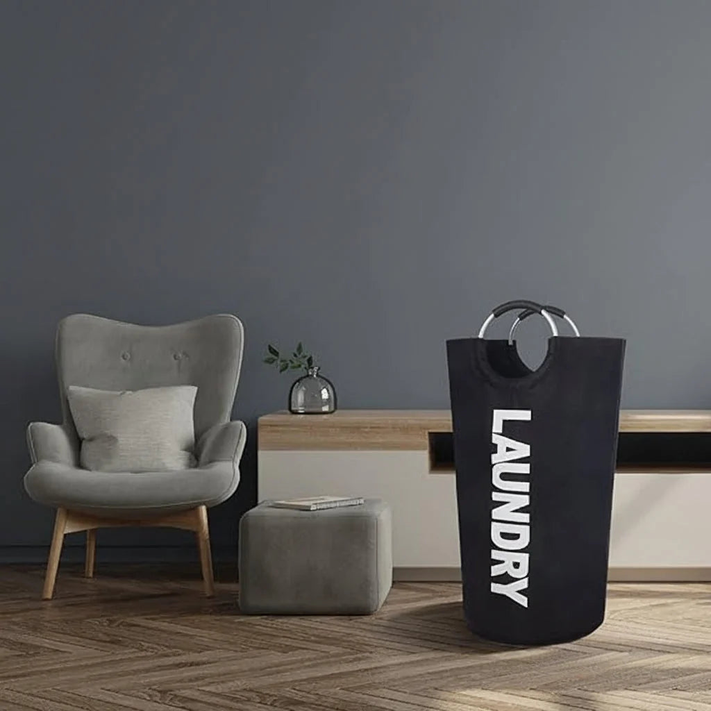 Laundry Hamper Large Foldable Waterproof Lining Reinforced Handles