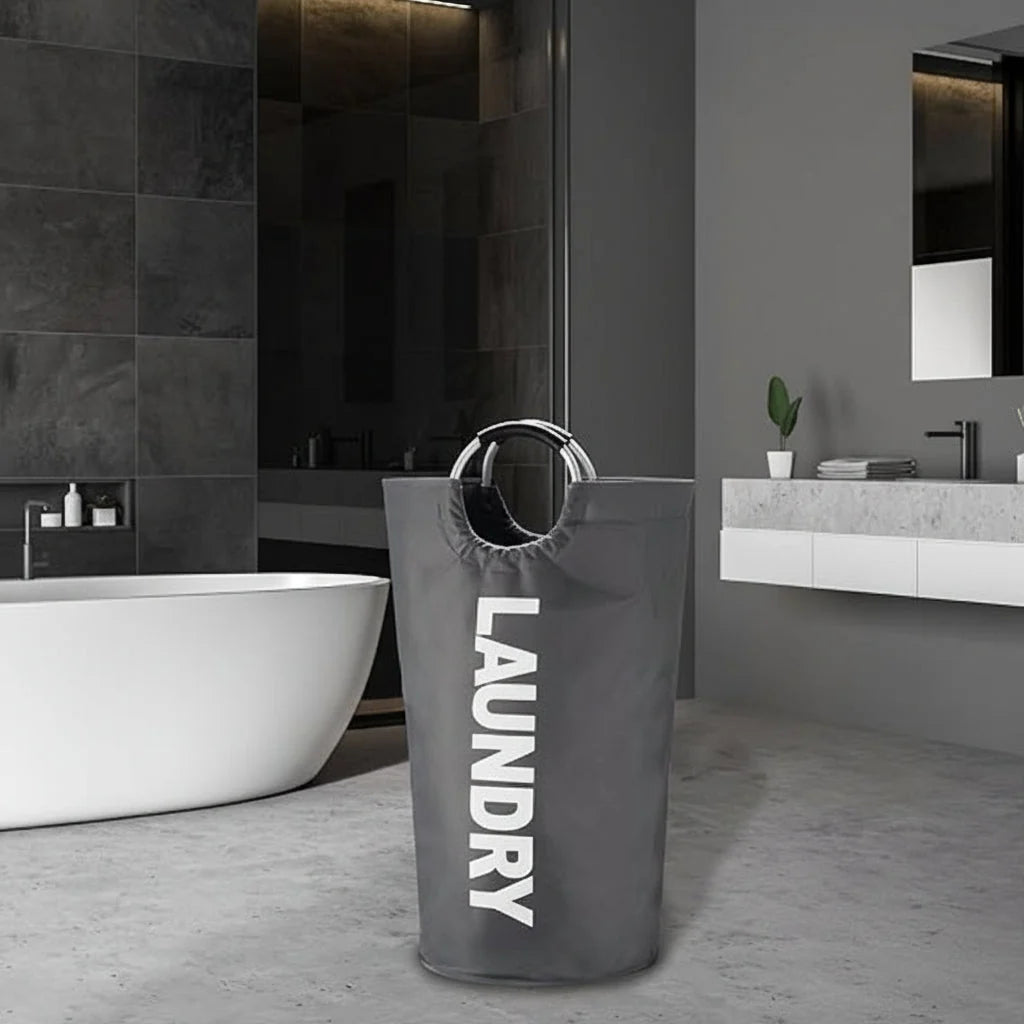 Laundry Hamper Large Foldable Waterproof Lining Reinforced Handles