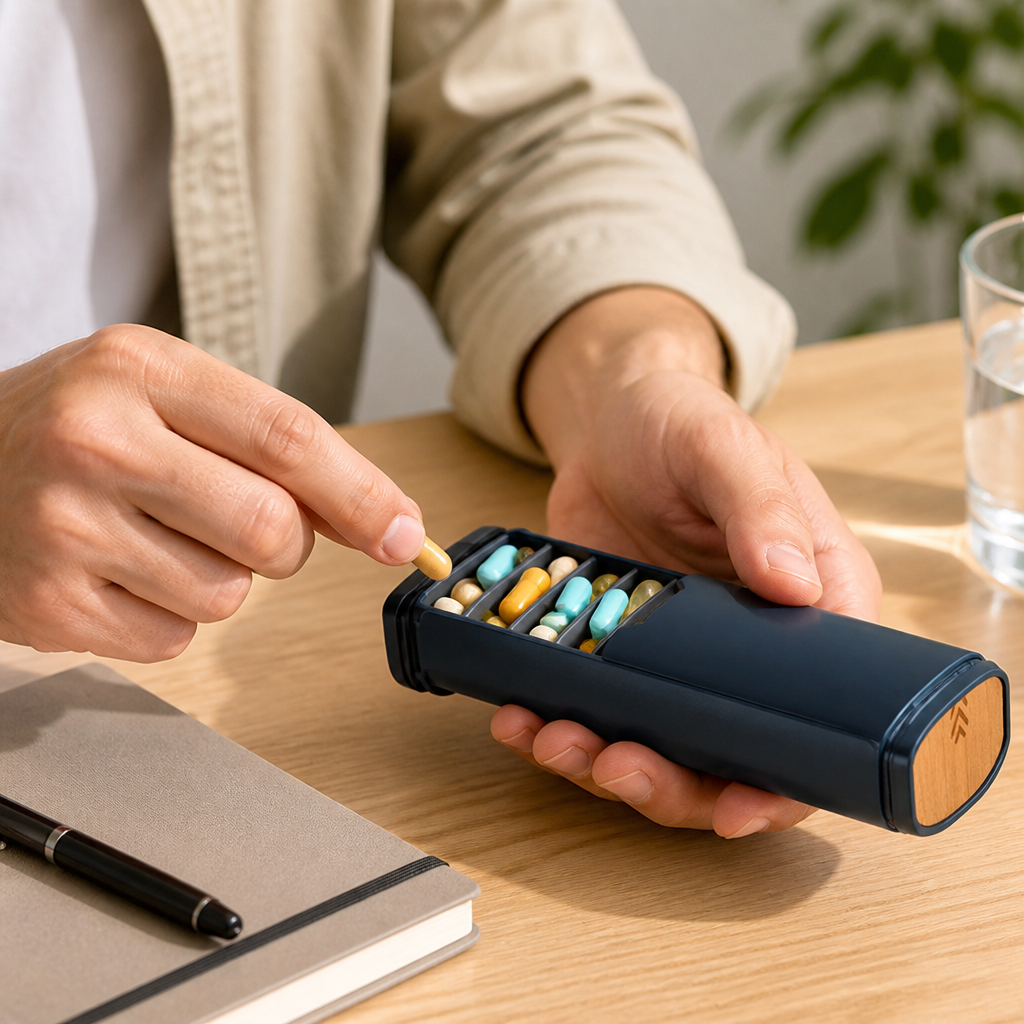 Leak-Proof & BPA-Free 7-Day Pill Organizer