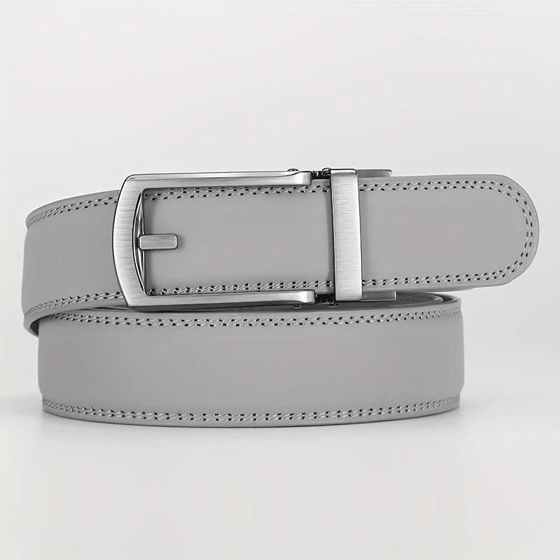 Leather Belt Genuine Leather Classic Buckle Comfort Fit