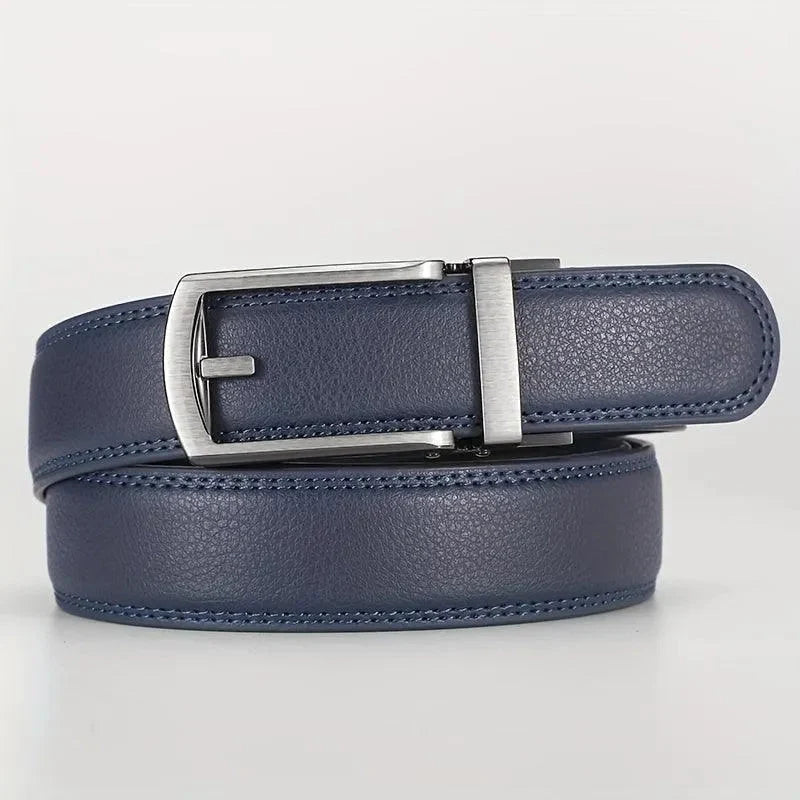 Leather Belt Genuine Leather Classic Buckle Comfort Fit