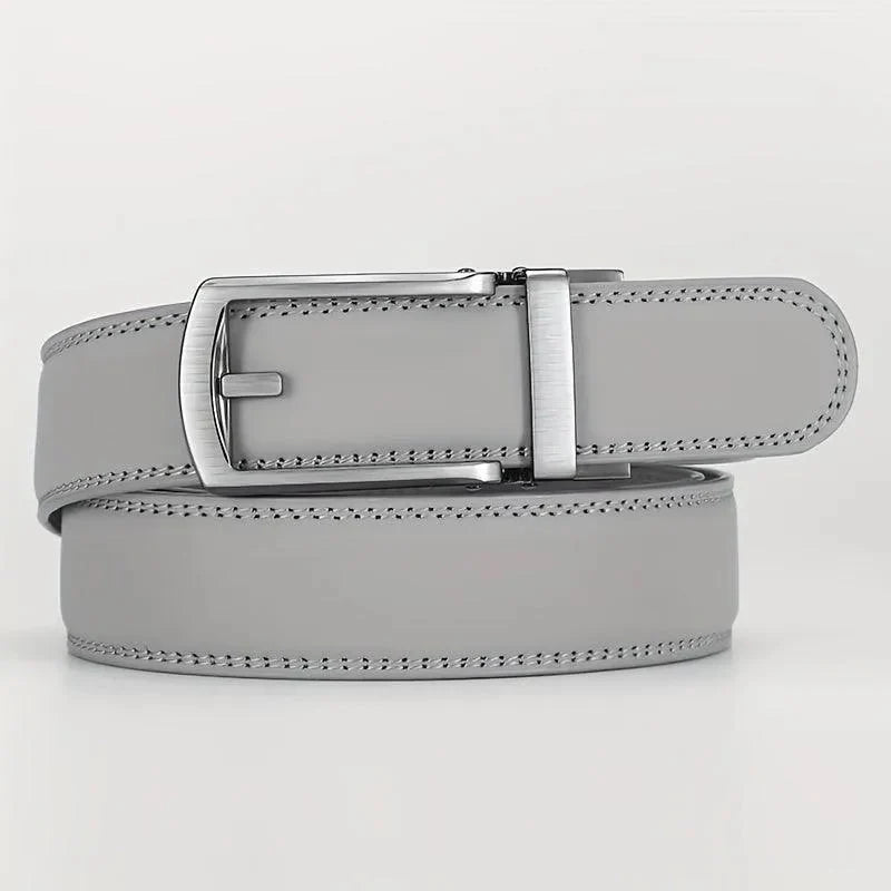 Leather Belt Genuine Leather Classic Buckle Comfort Fit