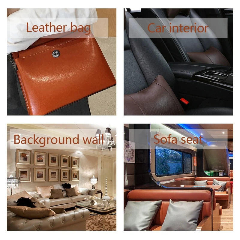 Leather Repair Patch Self-Adhesive PU Leather Cut-To-Fit