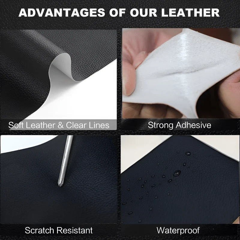 Leather Repair Patch Self-Adhesive Tear-Resistant