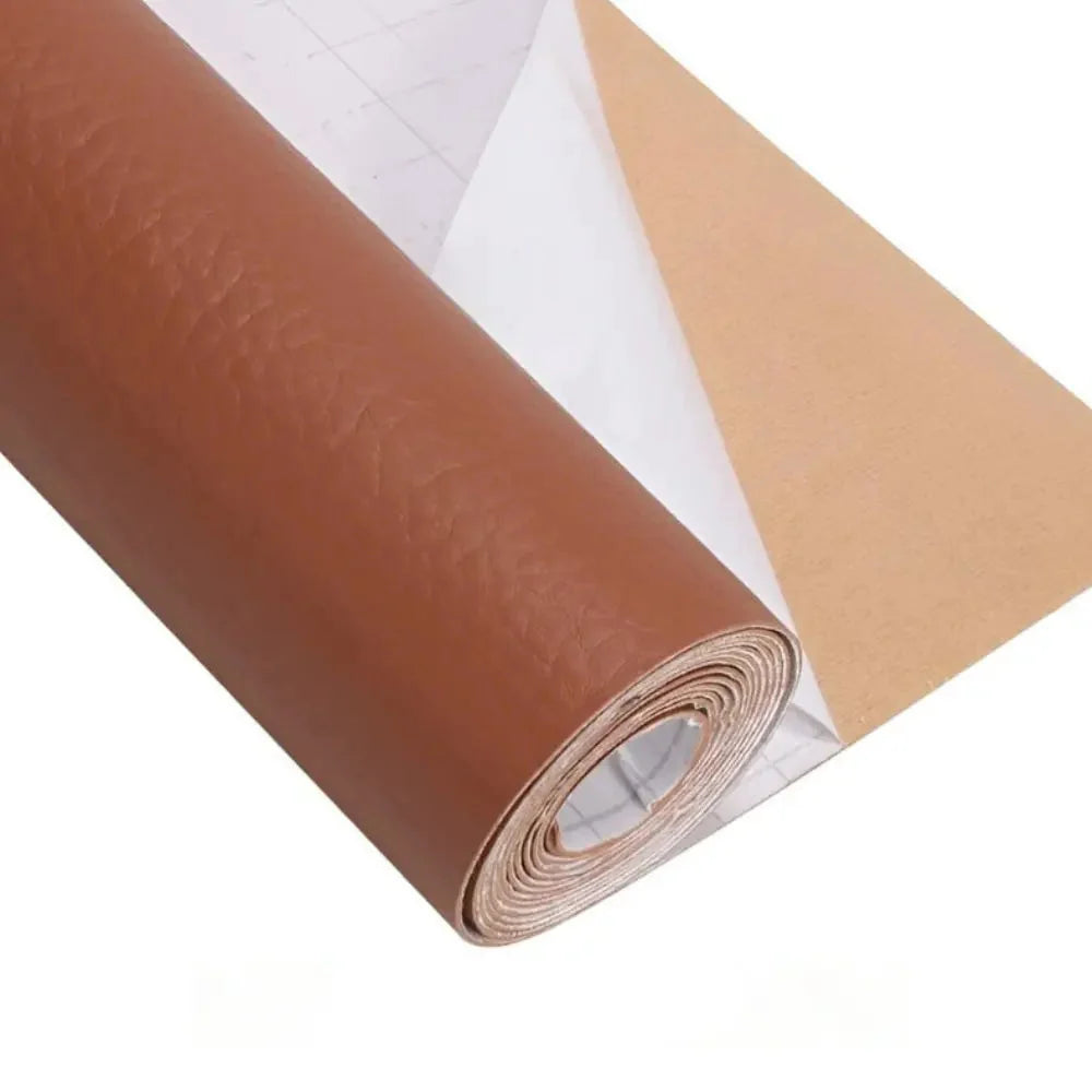 Leather Repair Patch Waterproof Self-Adhesive Cut-to-Fit PU Leather