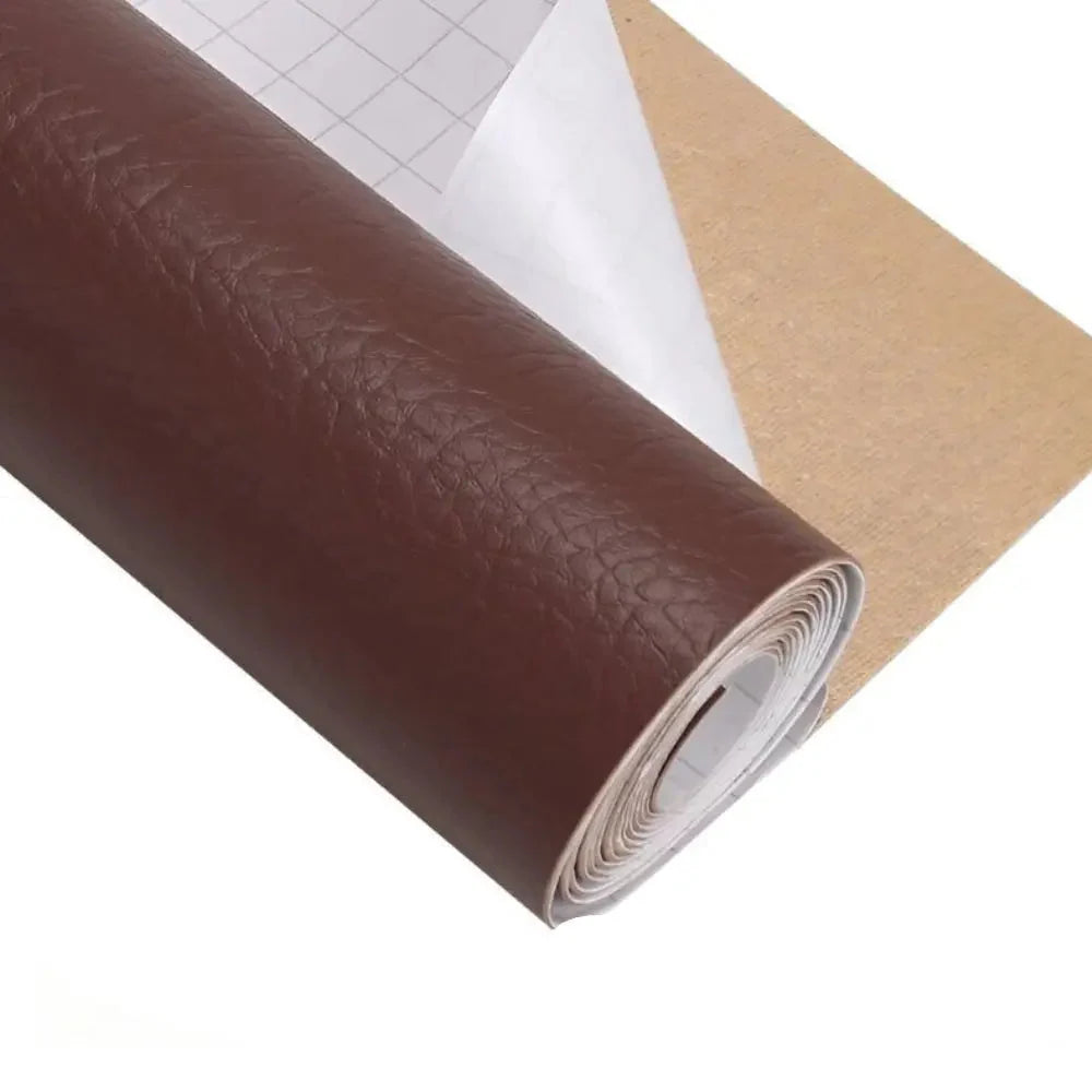 Leather Repair Patch Waterproof Self-Adhesive Cut-to-Fit PU Leather