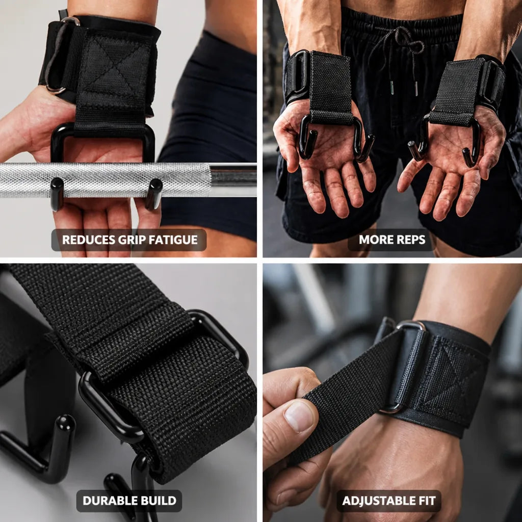 Lifting Straps Adjustable & Anti-Slip