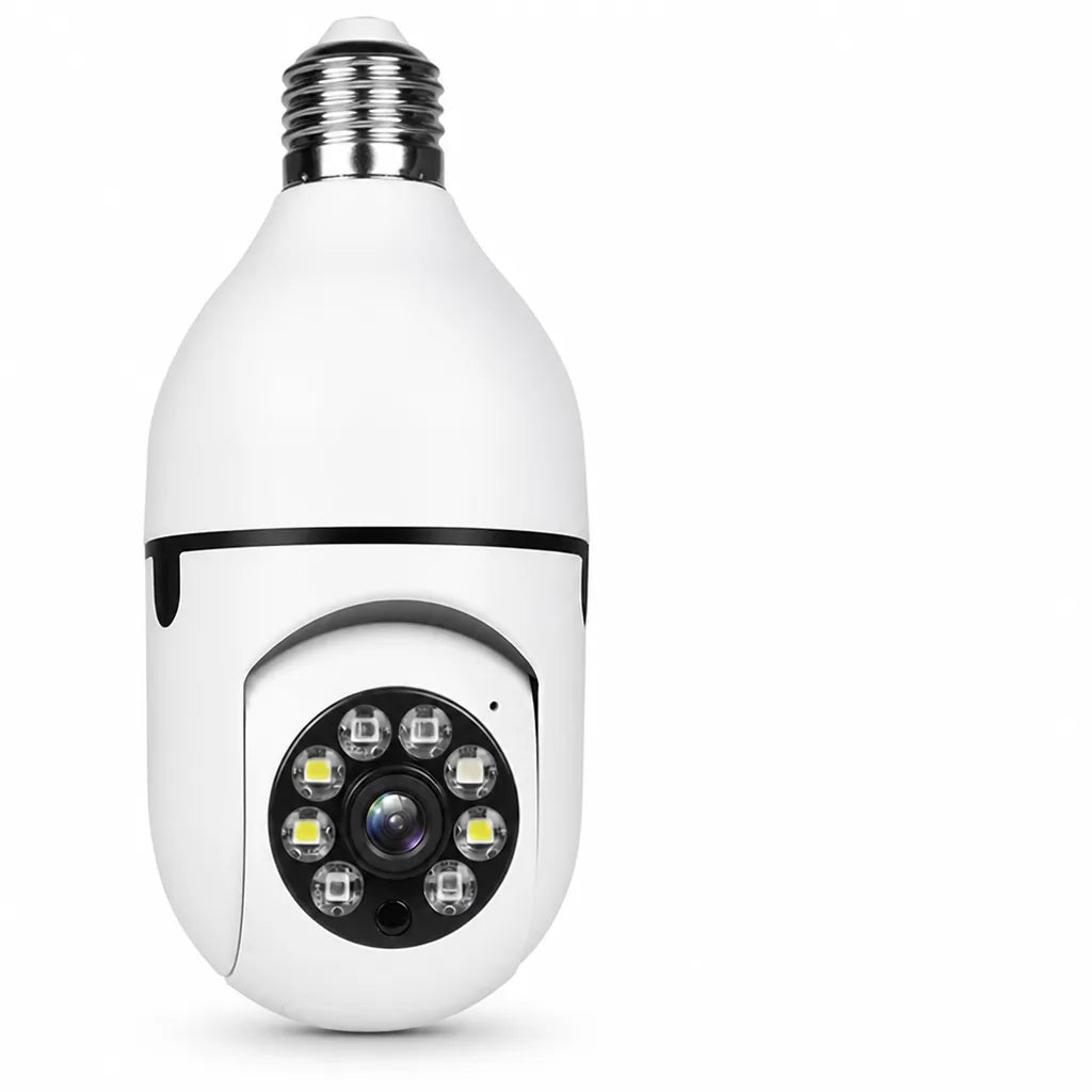 Light Bulb Security Camera 360° Panoramic Full HD Night Vision