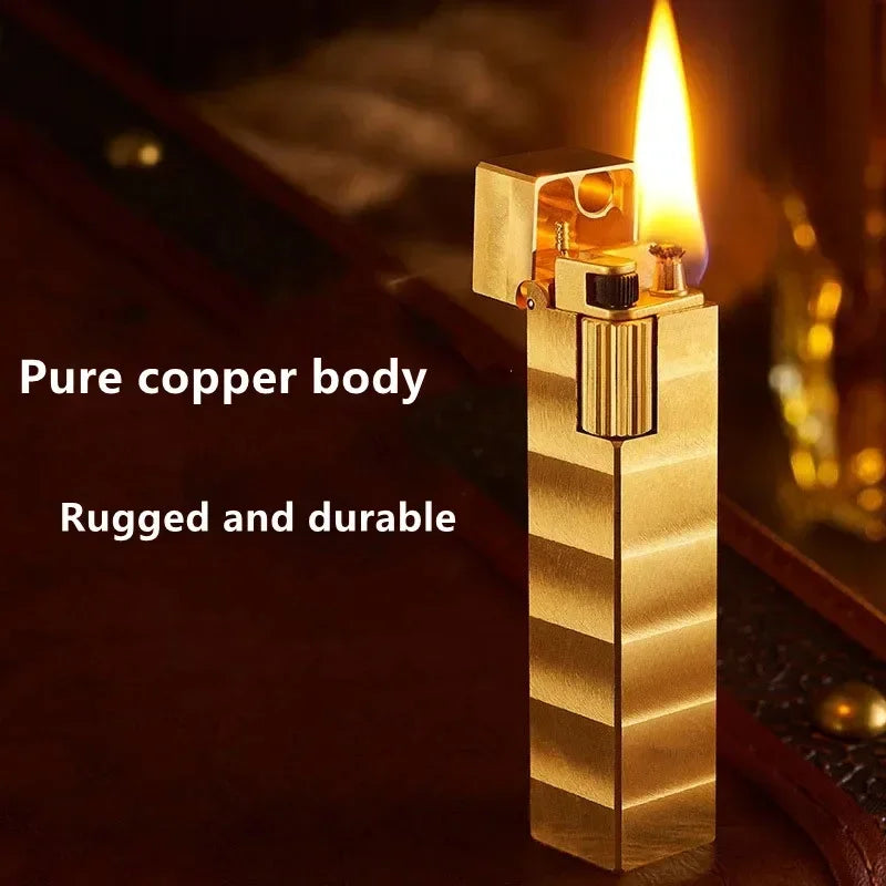 Lighter Handmade Pure Copper Kerosene-Fueled Retro Design