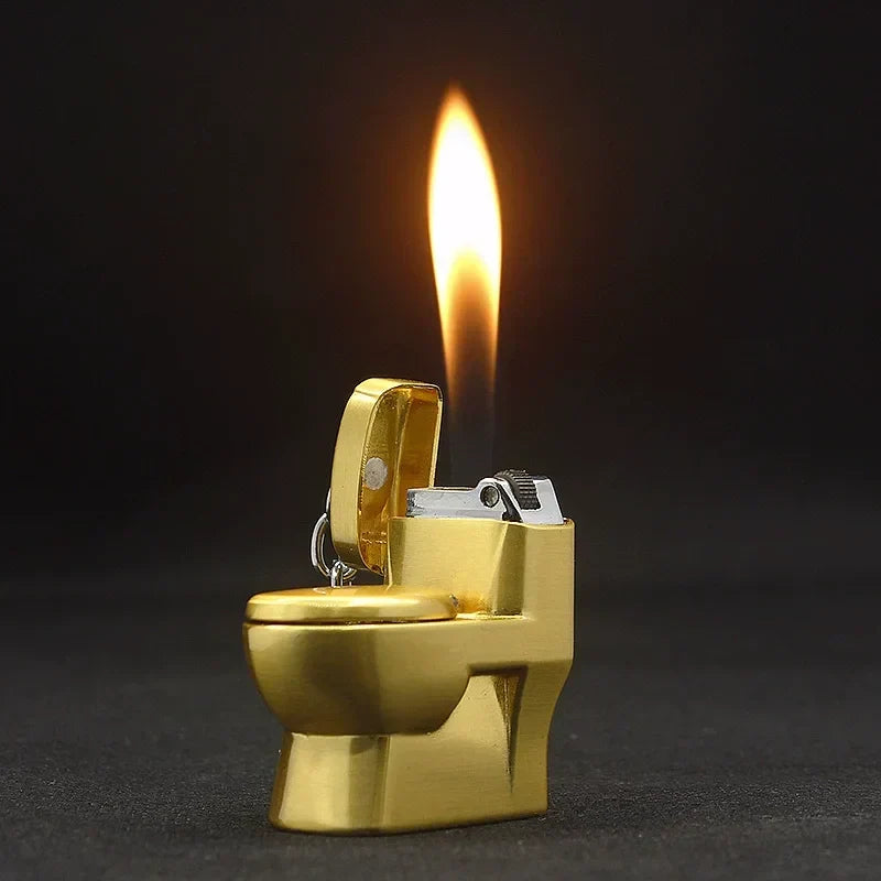 Lighter Metal Toilet-Shaped Pocket-Sized