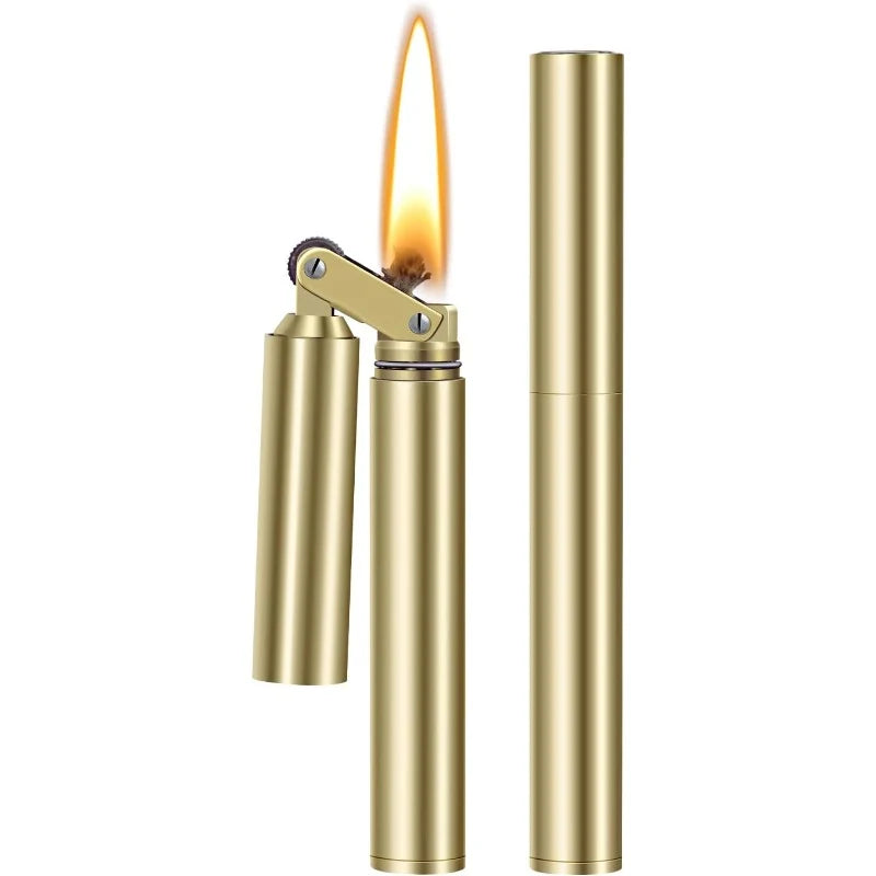Lighter Solid Copper Refillable Flint Wheel