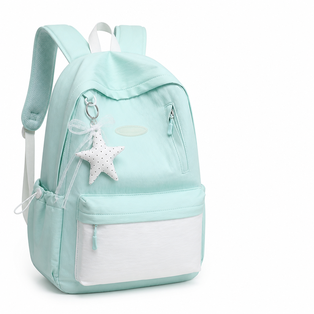 Lightweight Breathable Multi-Pocket School Backpack