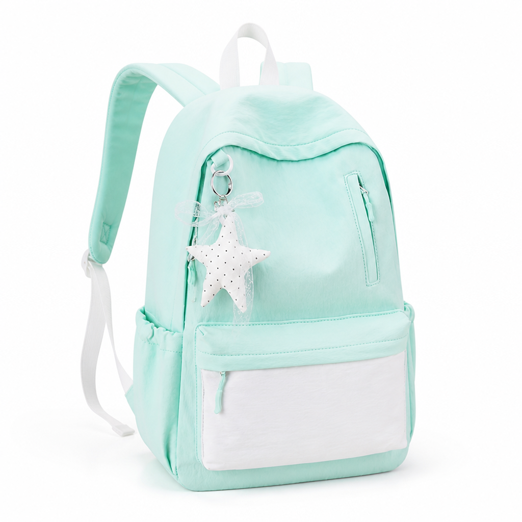 Lightweight Breathable Multi-Pocket School Backpack