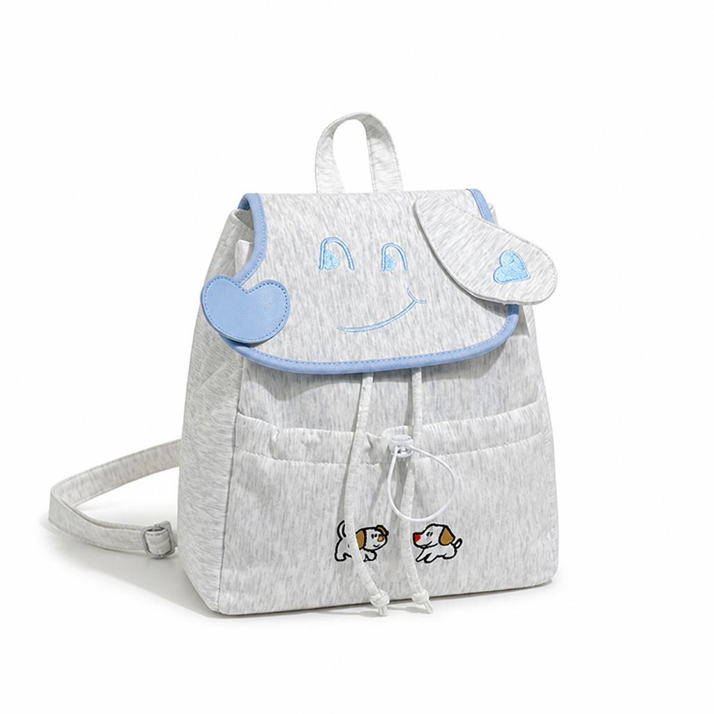 Lightweight & Durable Dog-Themed Mini School Backpack