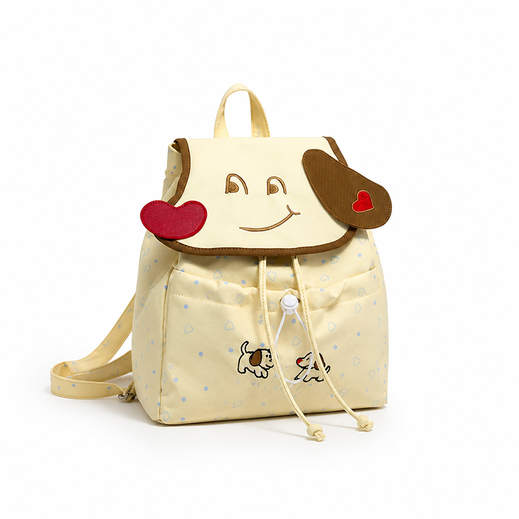 Lightweight & Durable Dog-Themed Mini School Backpack