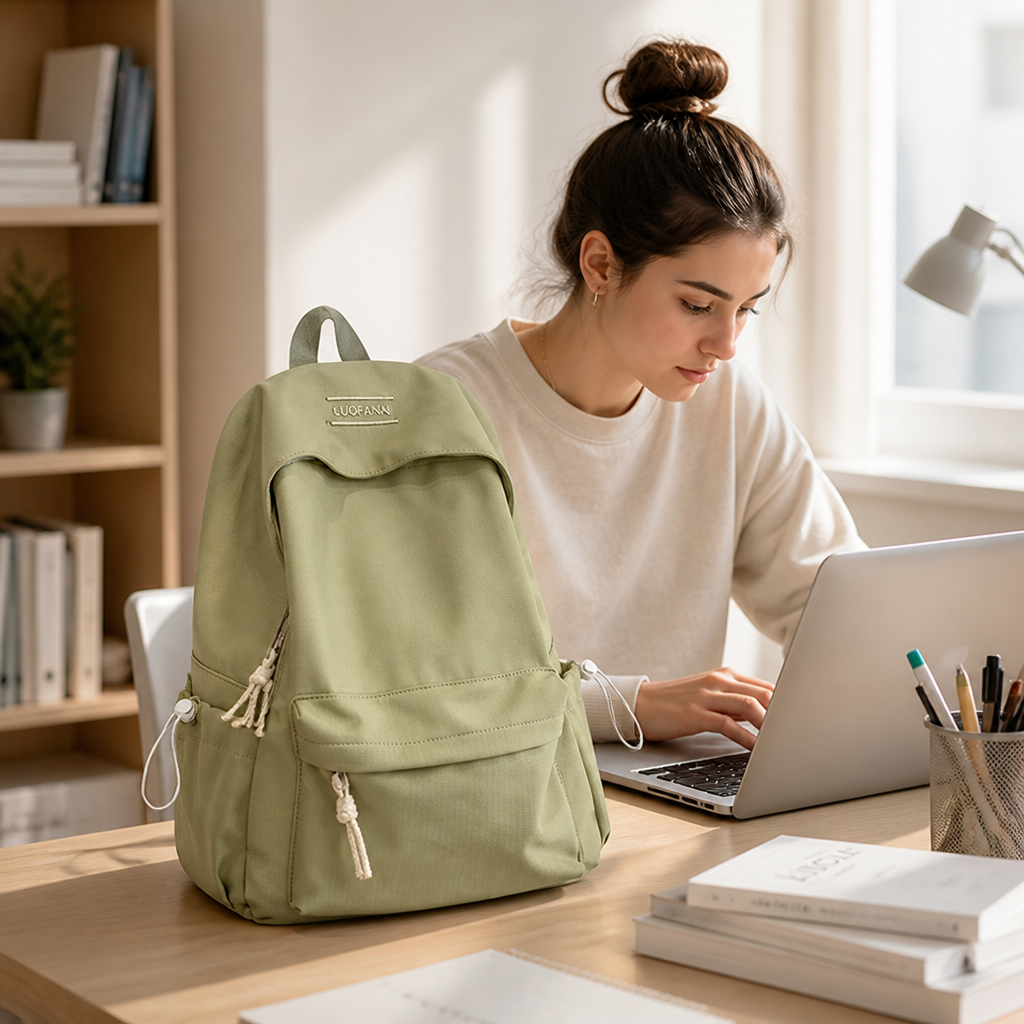 Lightweight Durable School Backpack With Multiple Pockets