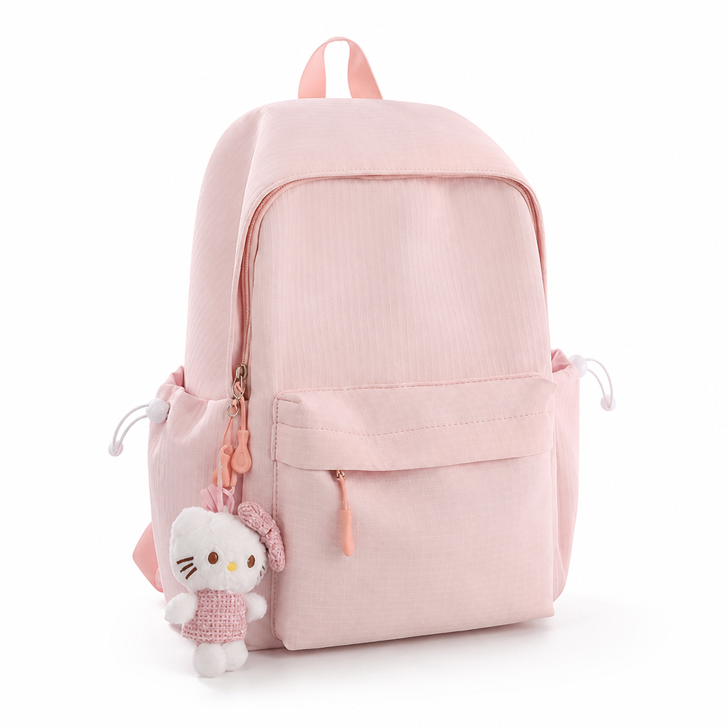 Lightweight Ergonomic Multi-Compartment School Backpack
