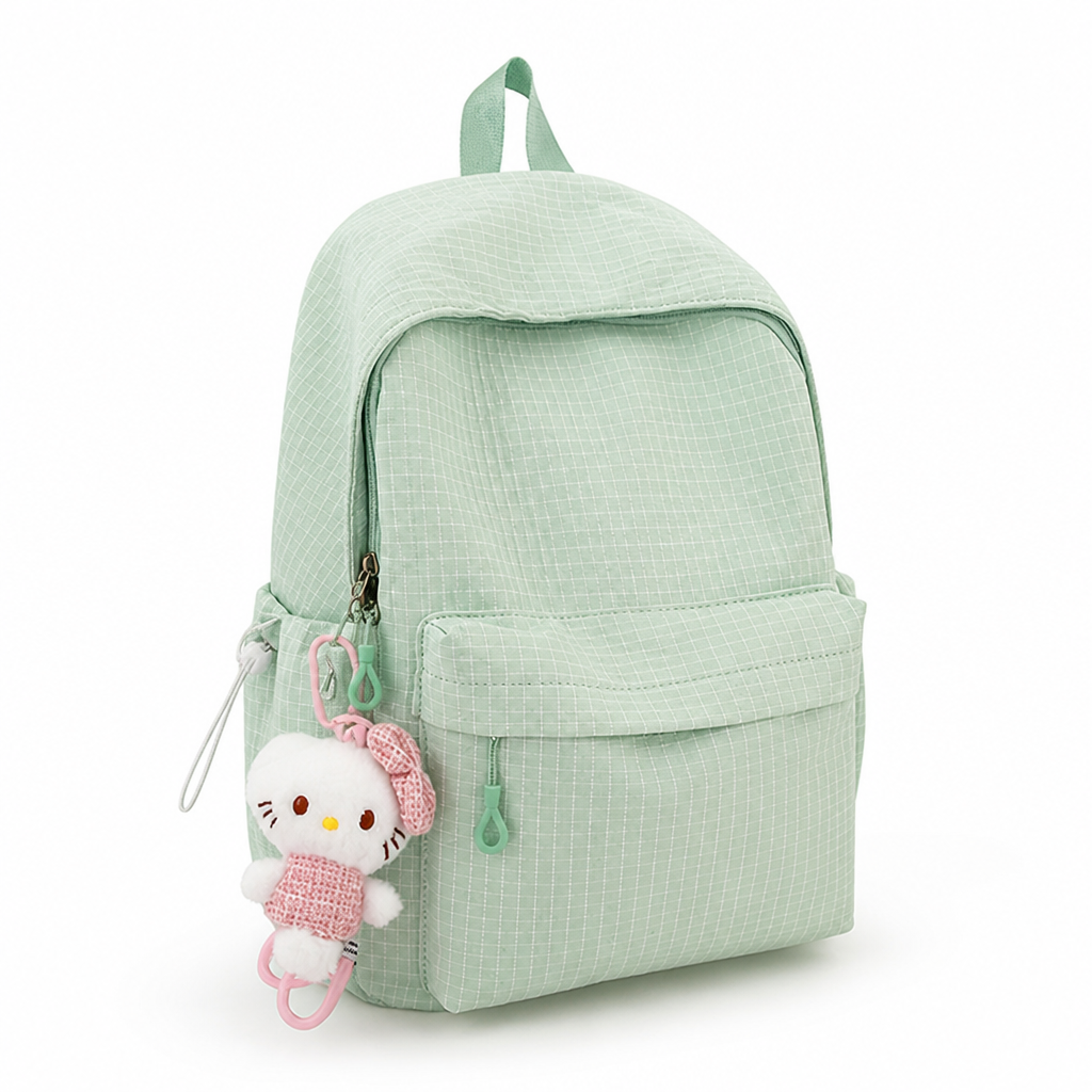 Lightweight Ergonomic Multi-Compartment School Backpack