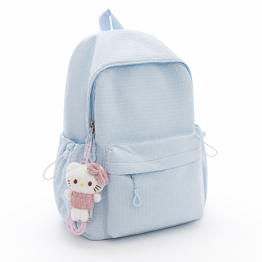 Lightweight Ergonomic Multi-Compartment School Backpack