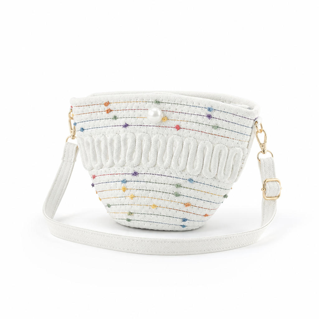 Lightweight Handmade Colorful Crossbody Bag (Adjustable Strap)