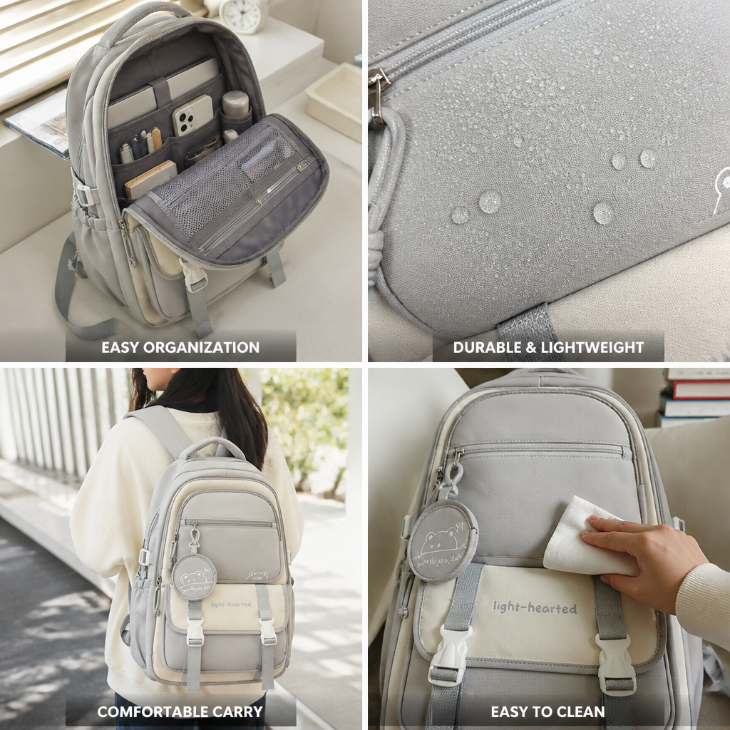Lightweight Multi-Compartment Laptop Backpack