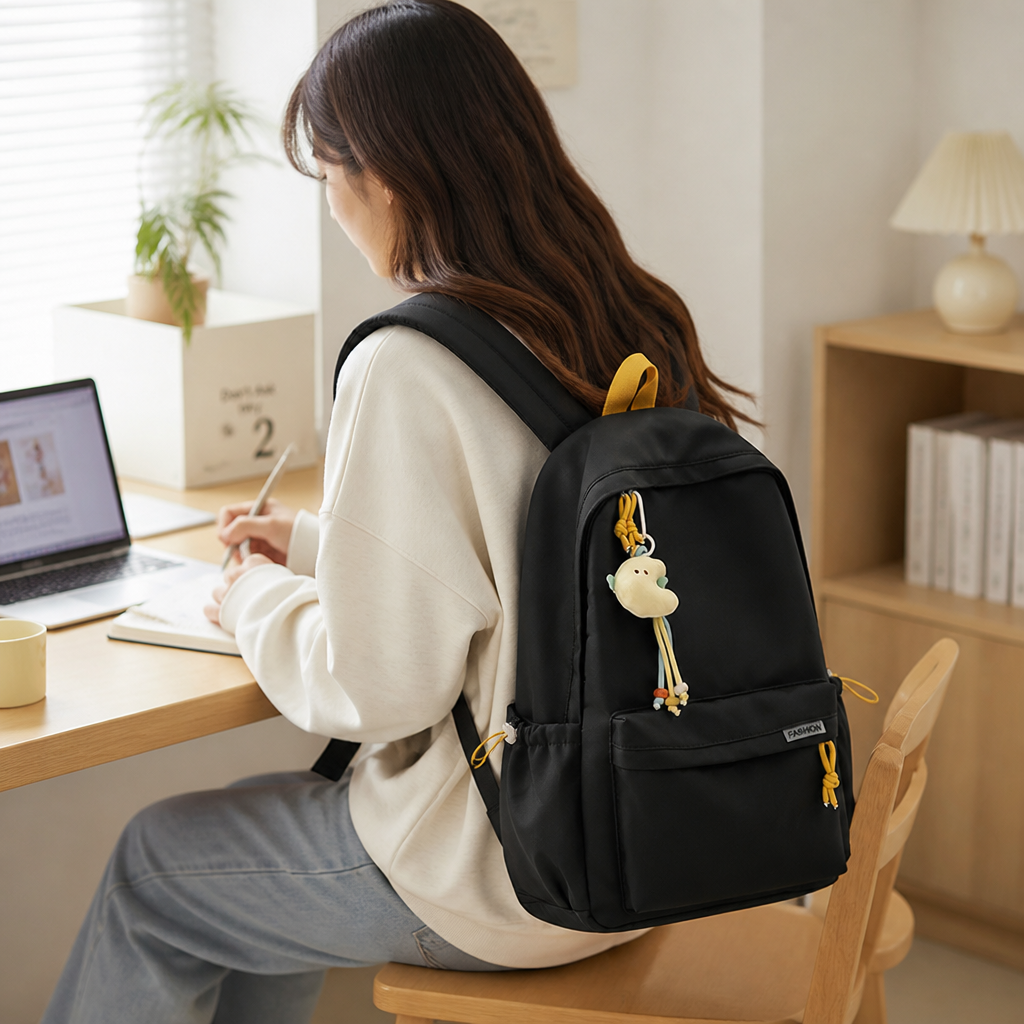 Lightweight Multi-Compartment School Backpack