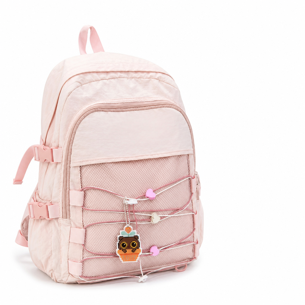 Lightweight Multi-Compartment School Backpack (Adjustable Padded Straps)