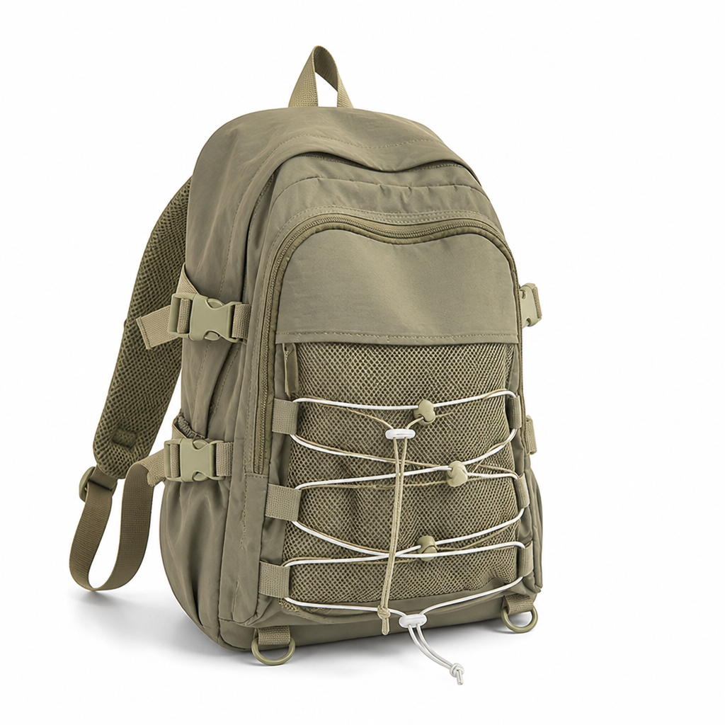 Lightweight Multi-Compartment School Backpack (Adjustable Padded Straps)