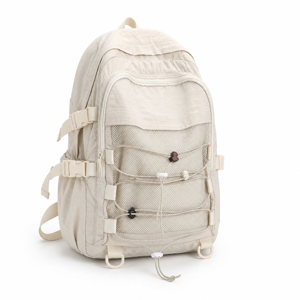 Lightweight Multi-Compartment School Backpack (Adjustable Padded Straps)