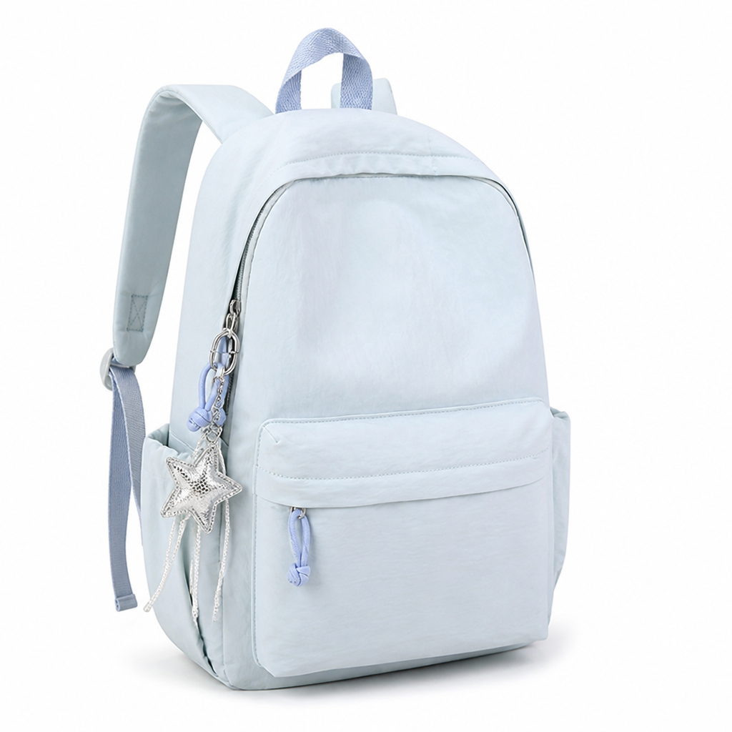 Lightweight Multi-Compartment School Backpack (Adjustable Straps)