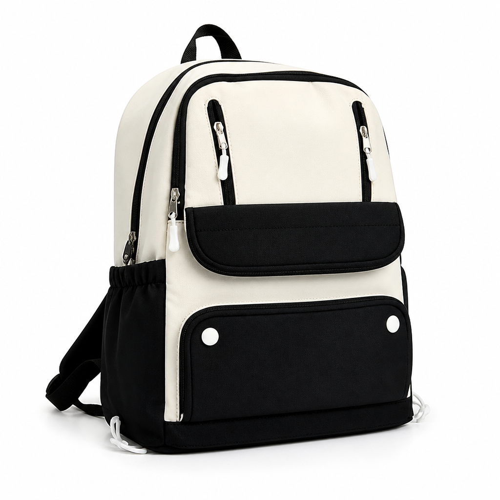 Lightweight Multi-Pocket School Backpack (Laptop Sleeve)