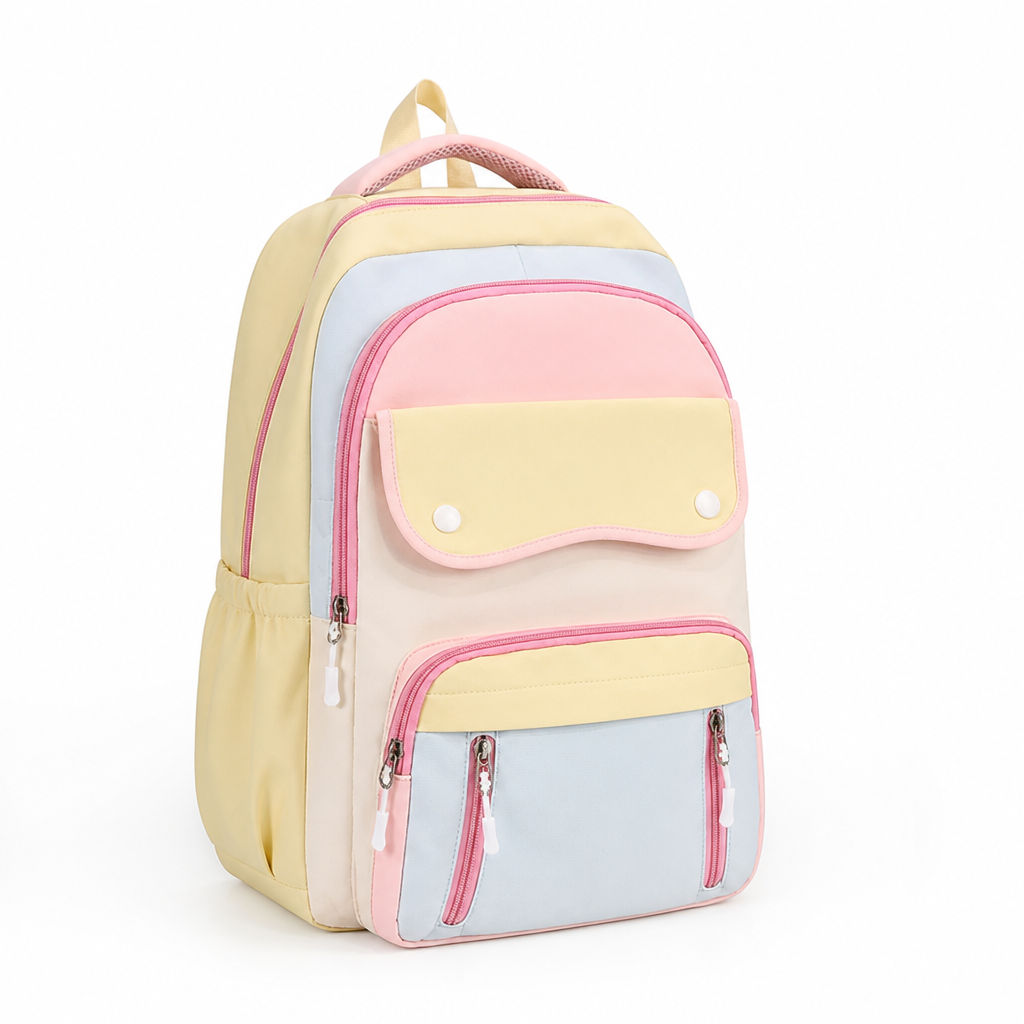 Lightweight Multi-Pocket School Backpack (Laptop Sleeve)
