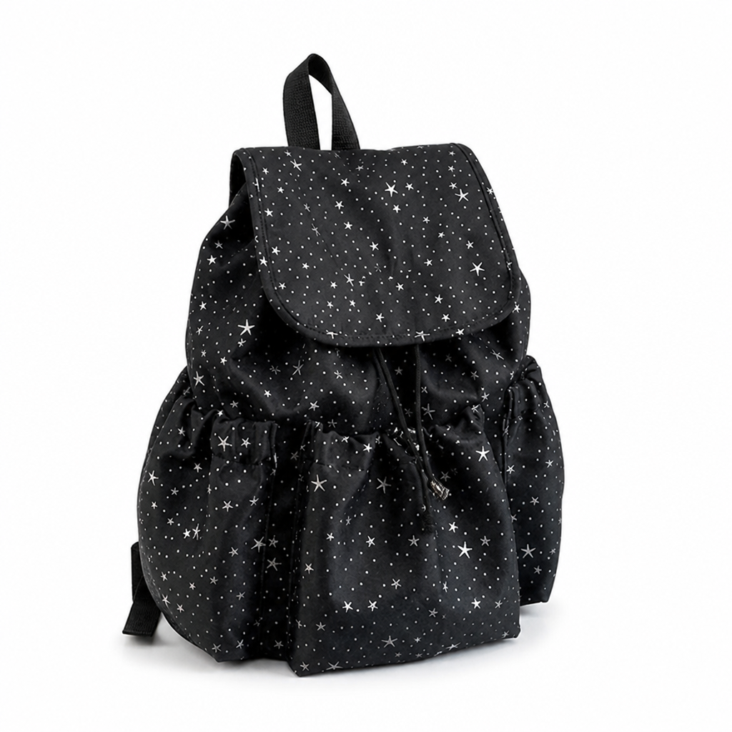 Lightweight Tear-Resistant School Backpack (Star Pattern)