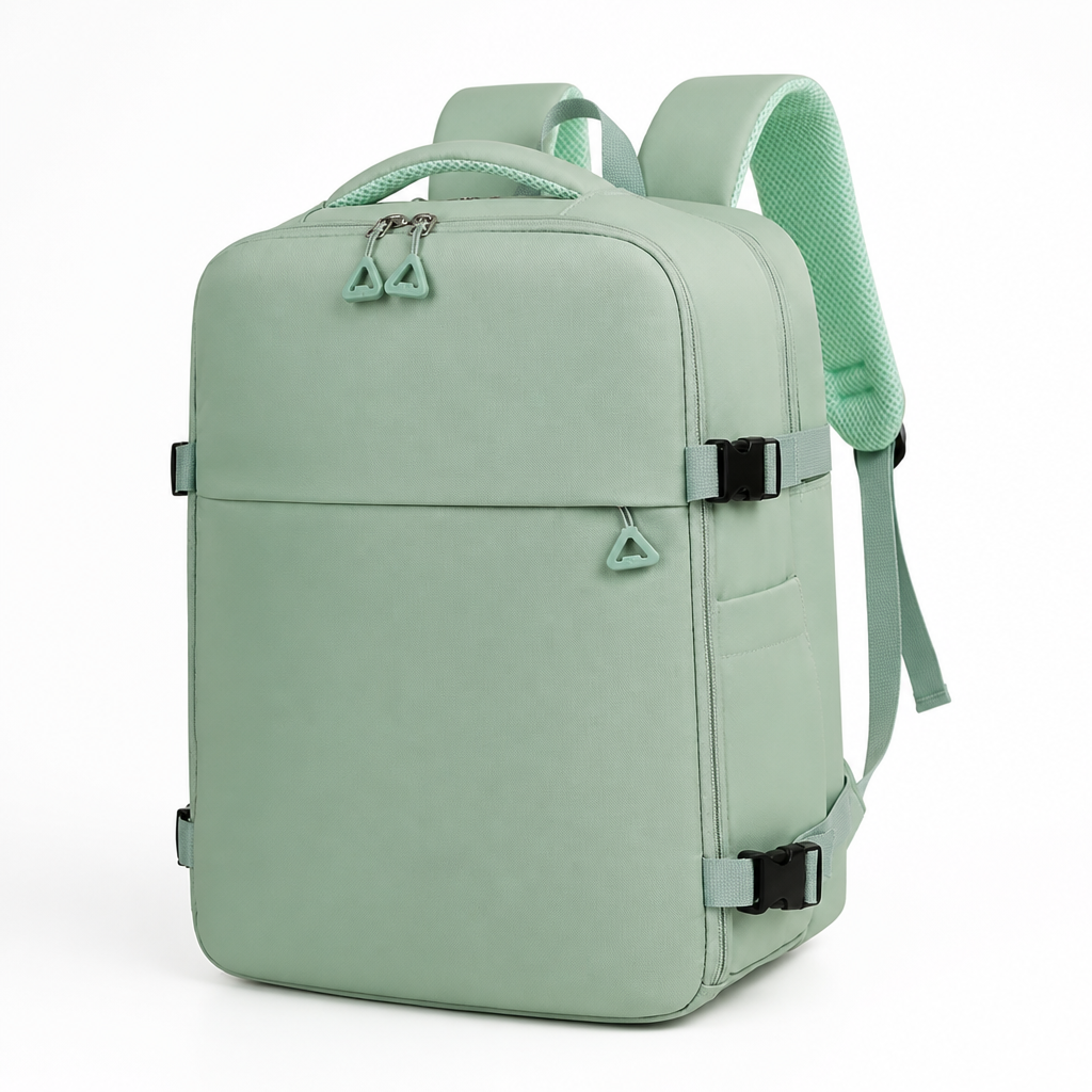 Lightweight Water-Resistant Multi-Compartment Travel Backpack