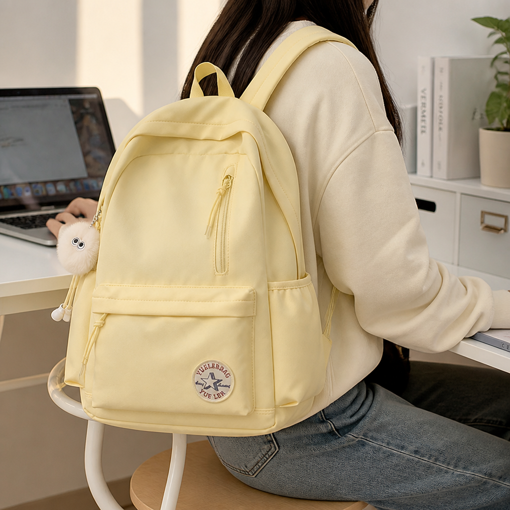 Lightweight Water-Resistant School Backpack