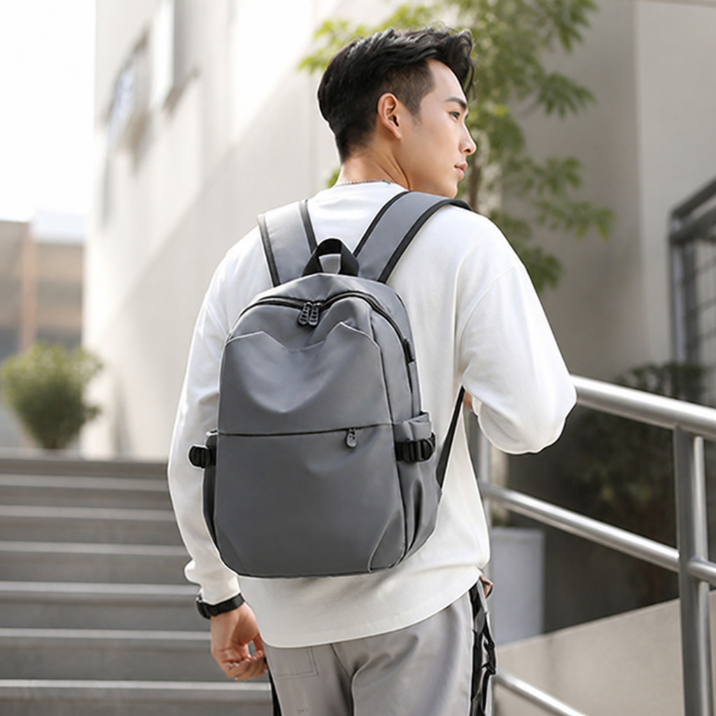 Lightweight Water-Resistant Travel Backpack (Padded Straps)