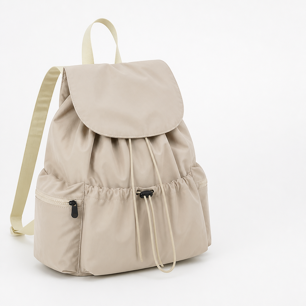 Lightweight Wear-Resistant Backpack (Padded Straps & Multiple Pockets)