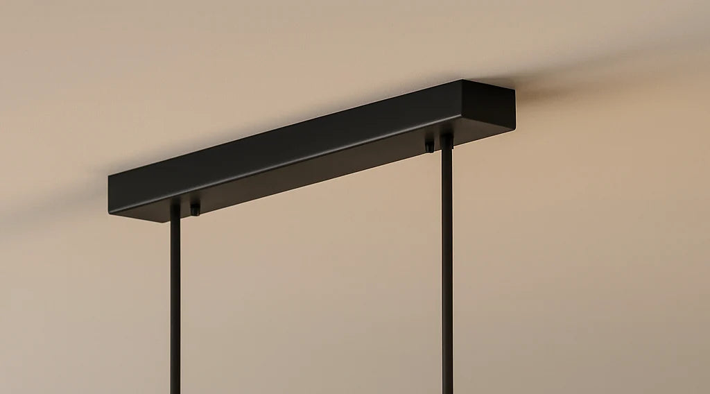 Linear Pendant Light Integrated LED Adjustable Height