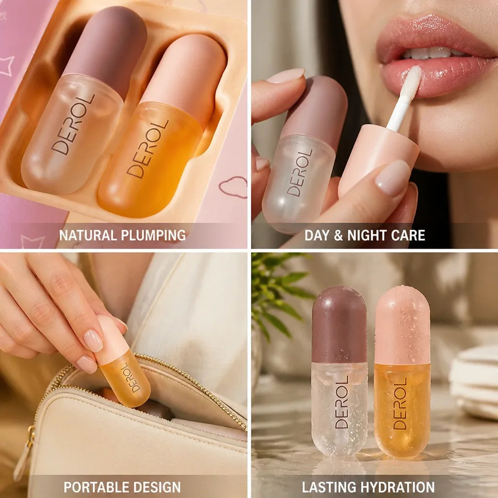 Lip Plumper Kit Day & Night Ginger & Mint